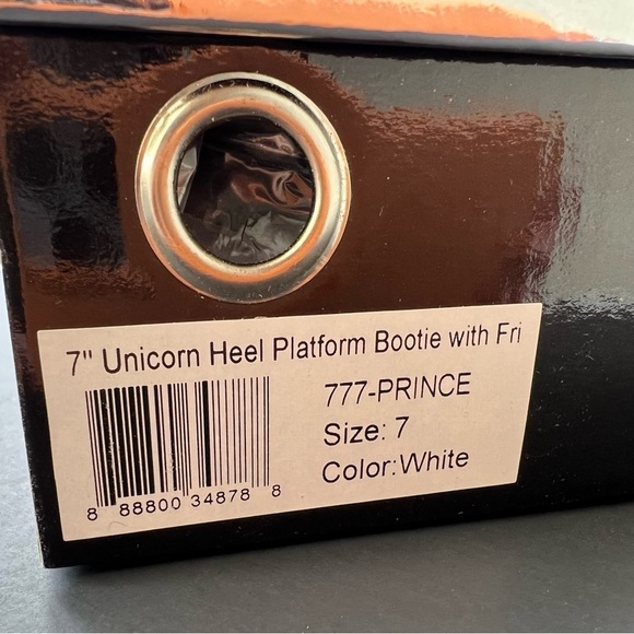 Ellie 7" Unicorn Heel Platform Shoes Stripper Pole Dance Stilettos 777 Prince - Picture 14 of 16